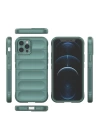 BFS  iPhone 12 Pro Kılıf Optimum Silikon - Koyu Yeşil