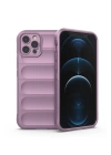 BFS  iPhone 12 Pro Kılıf Optimum Silikon - Mor