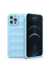 BFS  iPhone 12 Pro Kılıf Optimum Silikon - Sky Blue