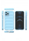 BFS iPhone 12 Pro Kılıf Optimum Silikon - Sky Blue