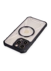BFS  iPhone 12 Pro Kılıf Prag Magneticsafe Kapak - Siyah