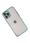 BFS  iPhone 12 Pro Kılıf Razer Lensli Silikon - Yeşil