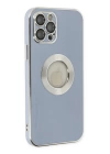 BFS  iPhone 12 Pro Kılıf Store Silikon - Sierra Blue