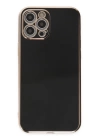 BFS  iPhone 12 Pro Kılıf Volet Silikon - Siyah