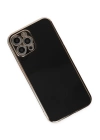 BFS  iPhone 12 Pro Kılıf Volet Silikon - Siyah