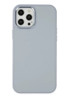 BFS  iPhone 12 Pro Max Kılıf Asya Deri Silikon - Sierra Blue