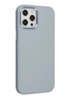 BFS  iPhone 12 Pro Max Kılıf Asya Deri Silikon - Sierra Blue