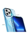 BFS  iPhone 12 Pro Max Kılıf Beta Magneticsafe Silikon - Mavi
