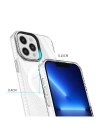 BFS  iPhone 12 Pro Max Kılıf Beta Magneticsafe Silikon - Şeffaf