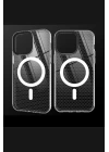 BFS  iPhone 12 Pro Max Kılıf Beta Magneticsafe Silikon - Şeffaf