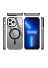 BFS  iPhone 12 Pro Max Kılıf Beta Magneticsafe Silikon - Siyah