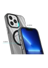 BFS  iPhone 12 Pro Max Kılıf Beta Magneticsafe Silikon - Siyah