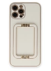 BFS  iPhone 12 Pro Max Kılıf Coco Elit Kapak - Beyaz