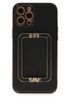 BFS  iPhone 12 Pro Max Kılıf Coco Elit Kapak - Siyah