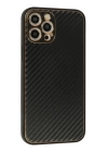 BFS  iPhone 12 Pro Max Kılıf Coco Karbon Silikon - Siyah