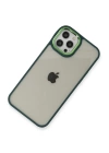 BFS  iPhone 12 Pro Max Kılıf Dora Kapak - Haki Yeşil