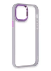 BFS  iPhone 12 Pro Max Kılıf Dora Kapak - Lila