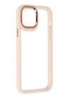 BFS  iPhone 12 Pro Max Kılıf Dora Kapak - Pudra