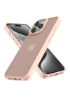 BFS  iPhone 12 Pro Max Kılıf Elegant Kapak - Pudra