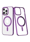 BFS  iPhone 12 Pro Max Kılıf Element Magneticsafe Sert Kapak - Derin Mor