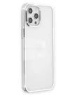 BFS  iPhone 12 Pro Max Kılıf Element Silikon - Gümüş