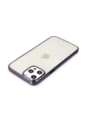 BFS  iPhone 12 Pro Max Kılıf Element Silikon - Mor