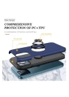 BFS  iPhone 12 Pro Max Kılıf Elit Yüzüklü Kapak - Lacivert