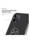 BFS  iPhone 12 Pro Max Kılıf Elit Yüzüklü Kapak - Siyah