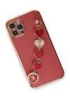 BFS  iPhone 12 Pro Max Kılıf Esila Silikon - Kırmızı