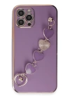 BFS  iPhone 12 Pro Max Kılıf Esila Silikon - Mor