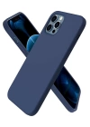 BFS  iPhone 12 Pro Max Kılıf First Silikon - Lacivert