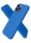 BFS  iPhone 12 Pro Max Kılıf First Silikon - Mavi