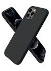 BFS  iPhone 12 Pro Max Kılıf First Silikon - Siyah