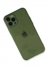 BFS  iPhone 12 Pro Max Kılıf Fly Lens Silikon - Yeşil