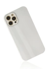 BFS  iPhone 12 Pro Max Kılıf Glass Kapak - Beyaz