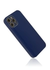 BFS  iPhone 12 Pro Max Kılıf Glass Kapak - Lacivert