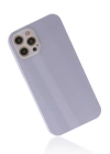 BFS  iPhone 12 Pro Max Kılıf Glass Kapak - Lila