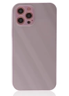 BFS  iPhone 12 Pro Max Kılıf Glass Kapak - Mor