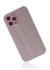 BFS  iPhone 12 Pro Max Kılıf Glass Kapak - Mor