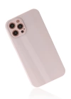 BFS  iPhone 12 Pro Max Kılıf Glass Kapak - Pembe