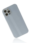 BFS  iPhone 12 Pro Max Kılıf Glass Kapak - Sky Blue