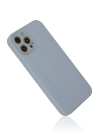 BFS  iPhone 12 Pro Max Kılıf Glass Kapak - Sky Blue