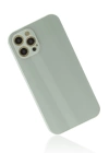 BFS  iPhone 12 Pro Max Kılıf Glass Kapak - Turkuaz