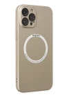 BFS  iPhone 12 Pro Max Kılıf Jack Magneticsafe Lens Silikon - Gold