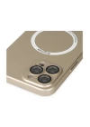 BFS  iPhone 12 Pro Max Kılıf Jack Magneticsafe Lens Silikon - Gold