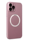 BFS  iPhone 12 Pro Max Kılıf Jack Magneticsafe Lens Silikon - Rose Gold