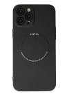 BFS  iPhone 12 Pro Max Kılıf Jack Magneticsafe Lens Silikon - Siyah