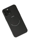 BFS  iPhone 12 Pro Max Kılıf Jack Magneticsafe Lens Silikon - Siyah