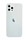 BFS  iPhone 12 Pro Max Kılıf Karbon PP Silikon - Şeffaf