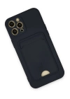BFS  iPhone 12 Pro Max Kılıf Kelvin Kartvizitli Silikon - Lacivert